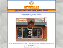 Tablet Screenshot of hypernetdist.com.au